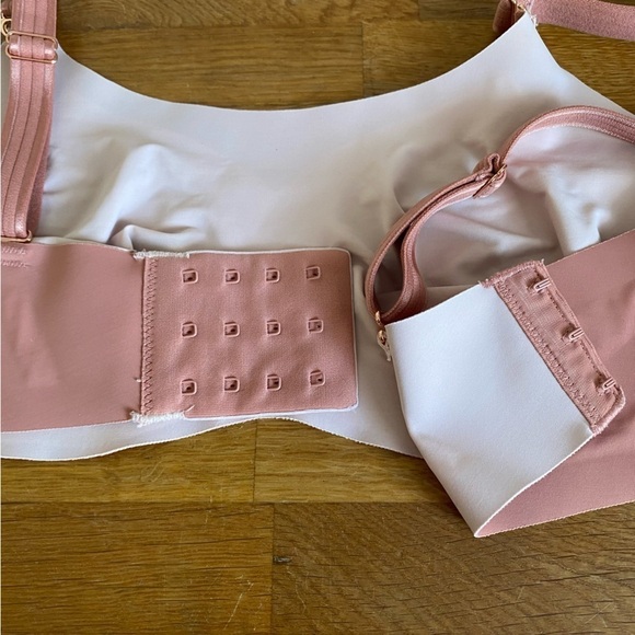 Knix Rose Gold Pink Evolution Wireless Unpadded Bra Size 2 - Picture 5 of 9